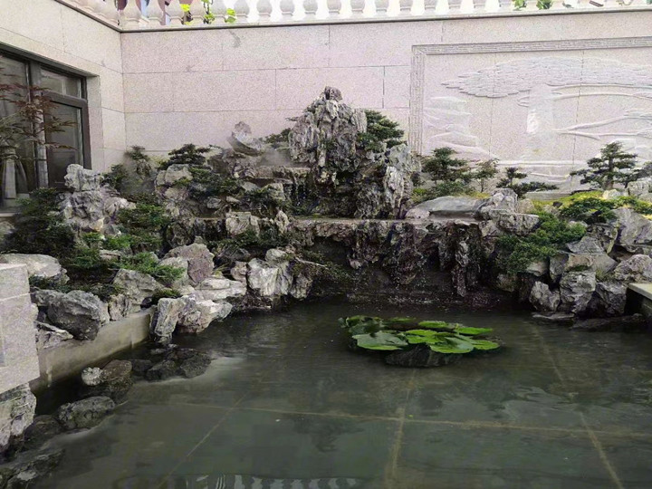 假山魚(yú)池工程案例五